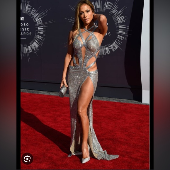 NWT J Lo Vintage Black Sequin Long Sleeve Dress - Picture 7 of 7